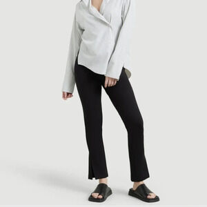 Modern Citizen sz. XL Devi Side Split Stretch Pant Flare Pull On Elastic Waist